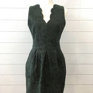 Venus Scallop Neck Sleeveless Dress